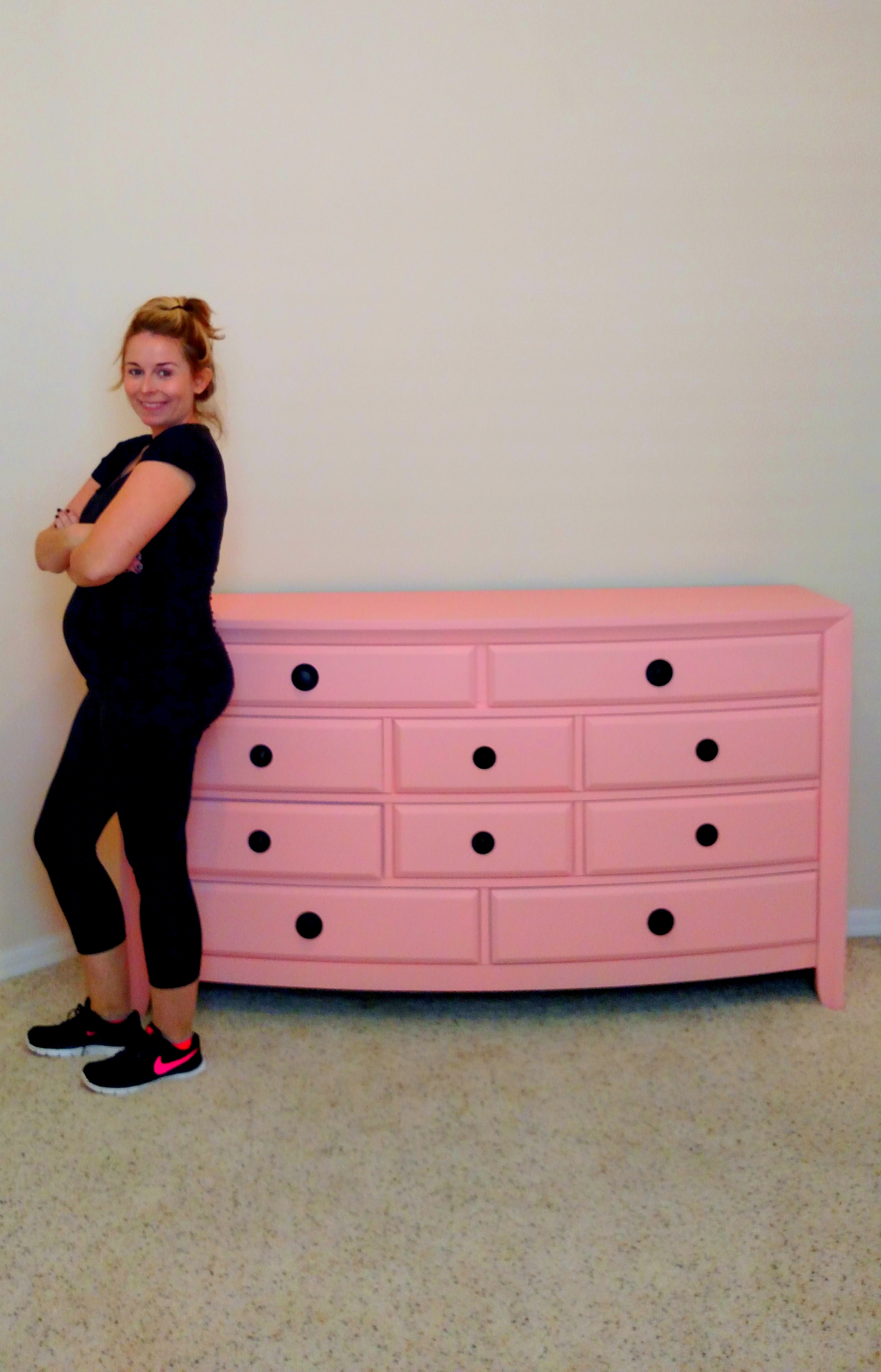 JACKIE DICI: Painting Old Furniture Nursery Makeover