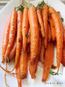 JACKIE DICI APRICOT GLAZED CARROTS